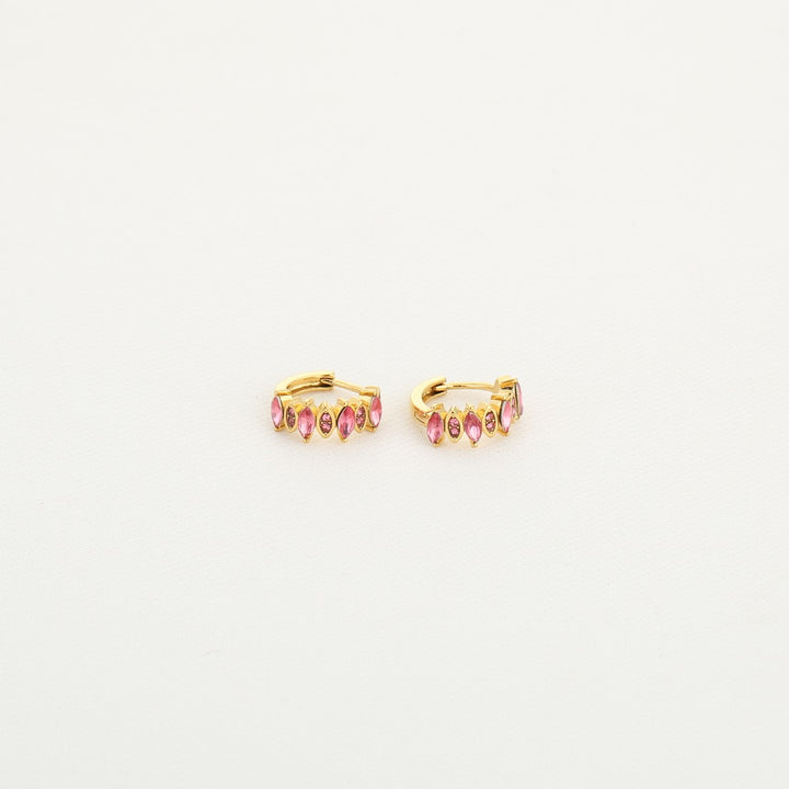 Oorbellen Shiny Stones Roze