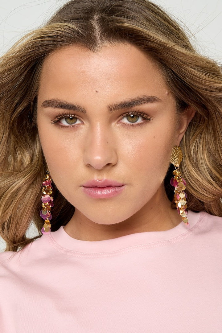 Oorbellen Statement Schelp Party
