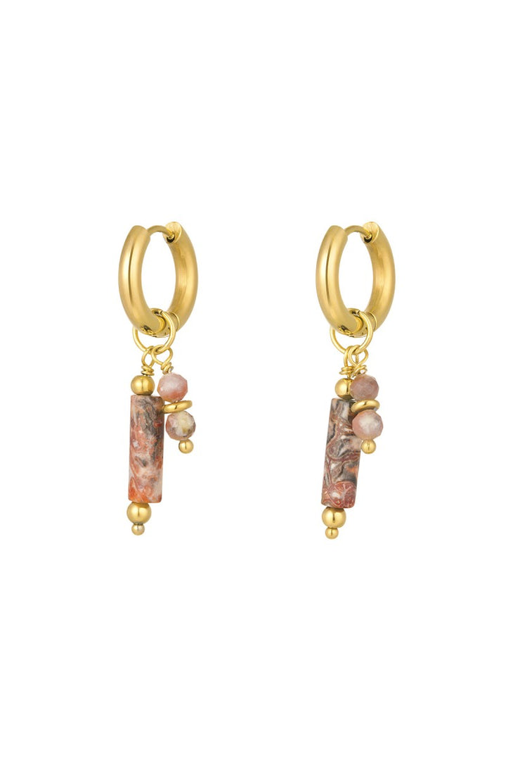 Oorbellen | Stone Dangling