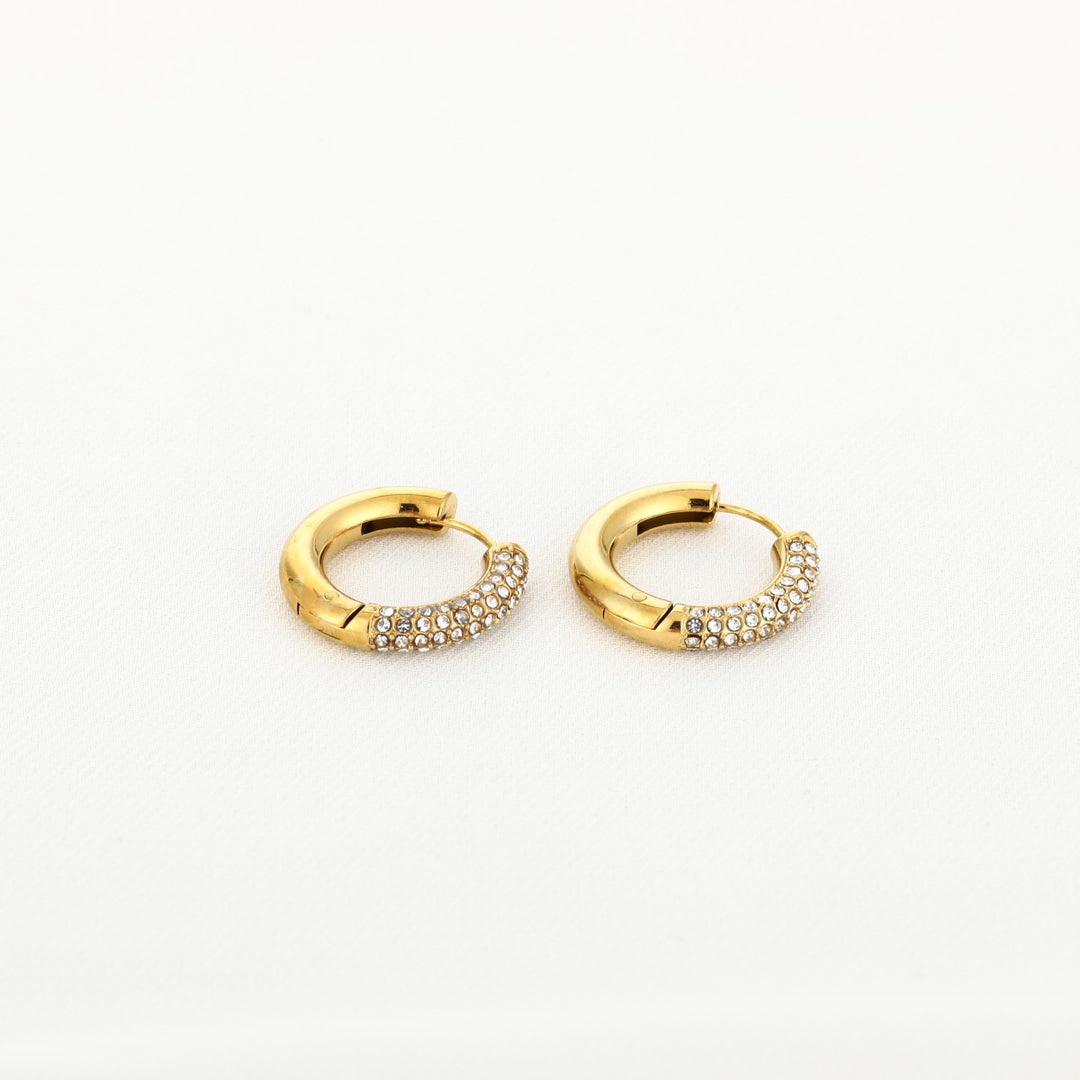 Oorbellen Strass Party Roundies