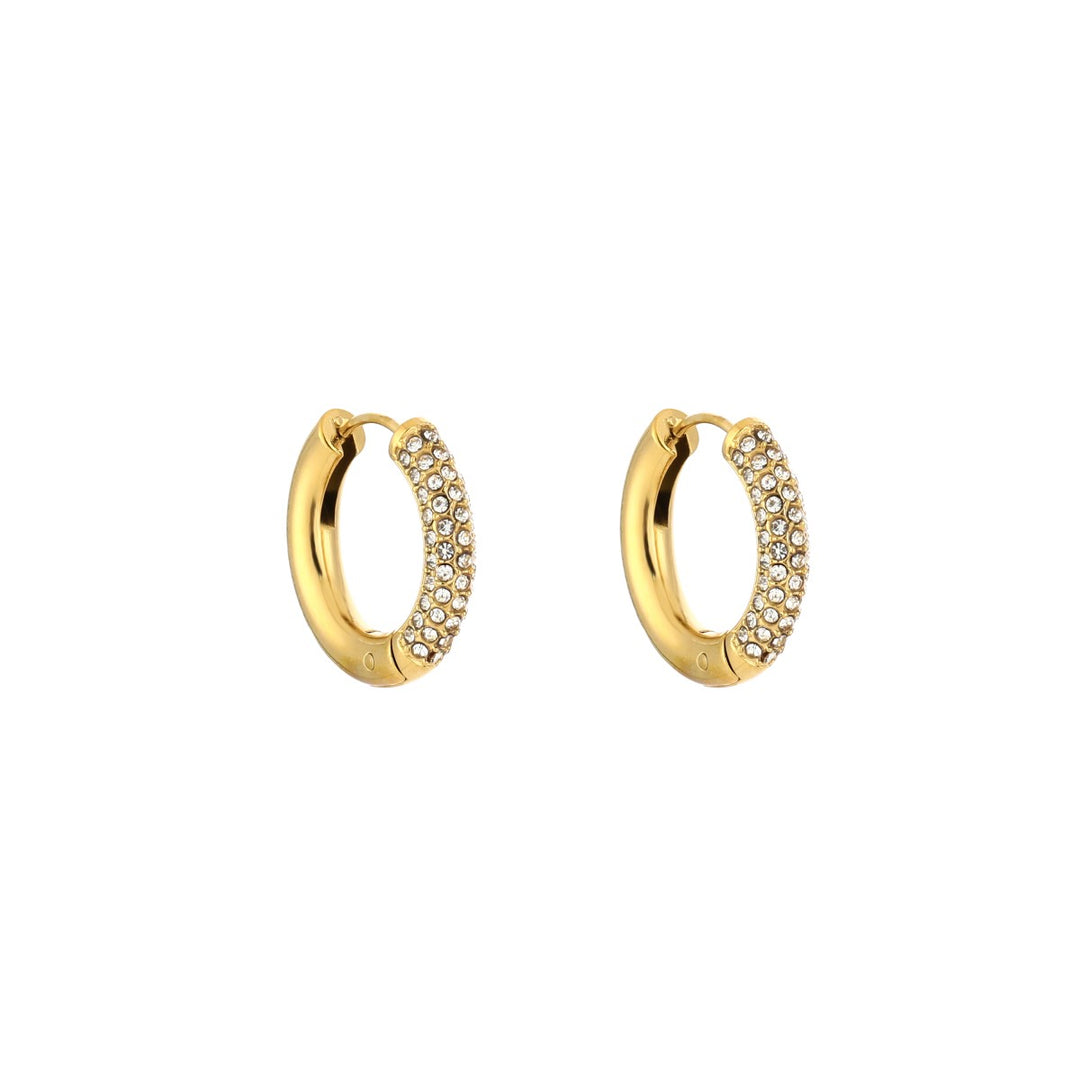 Oorbellen Strass Party Roundies