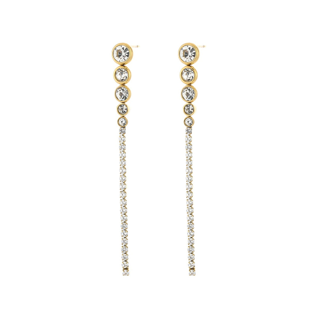 Oorbellen Strass Waterfall