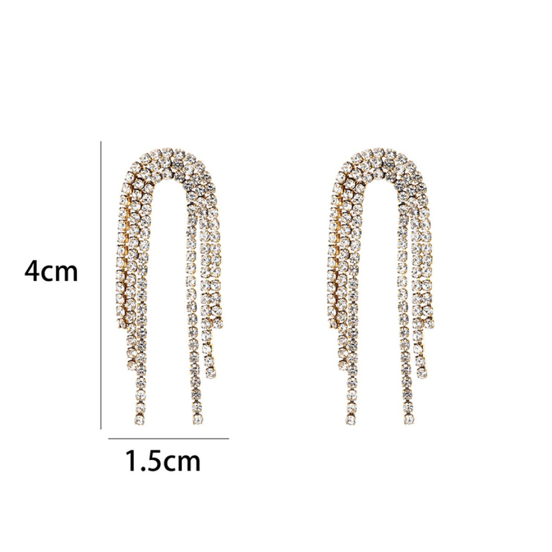 Oorbellen Strass Waterfall