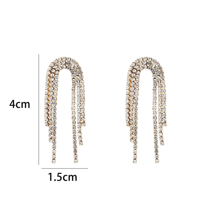Oorbellen Strass Waterfall