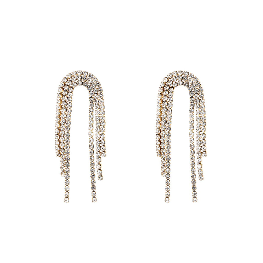 Oorbellen Strass Waterfall