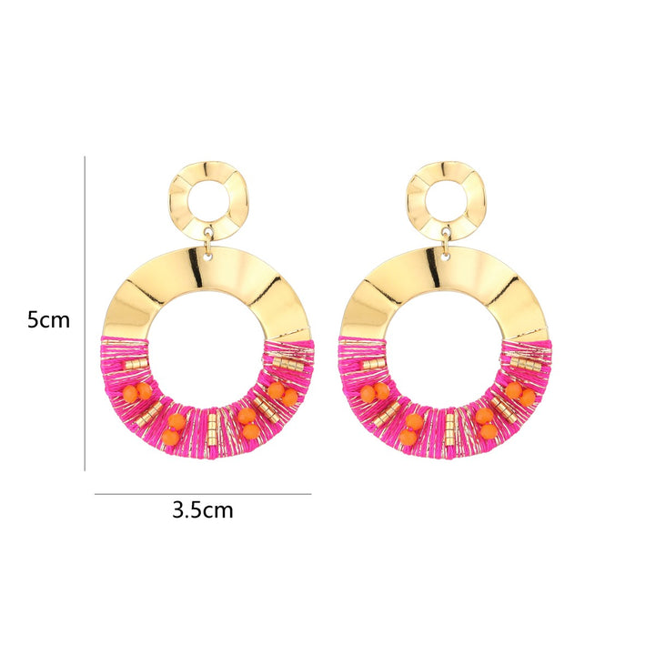 Oorbellen Summer Festival Fuschia