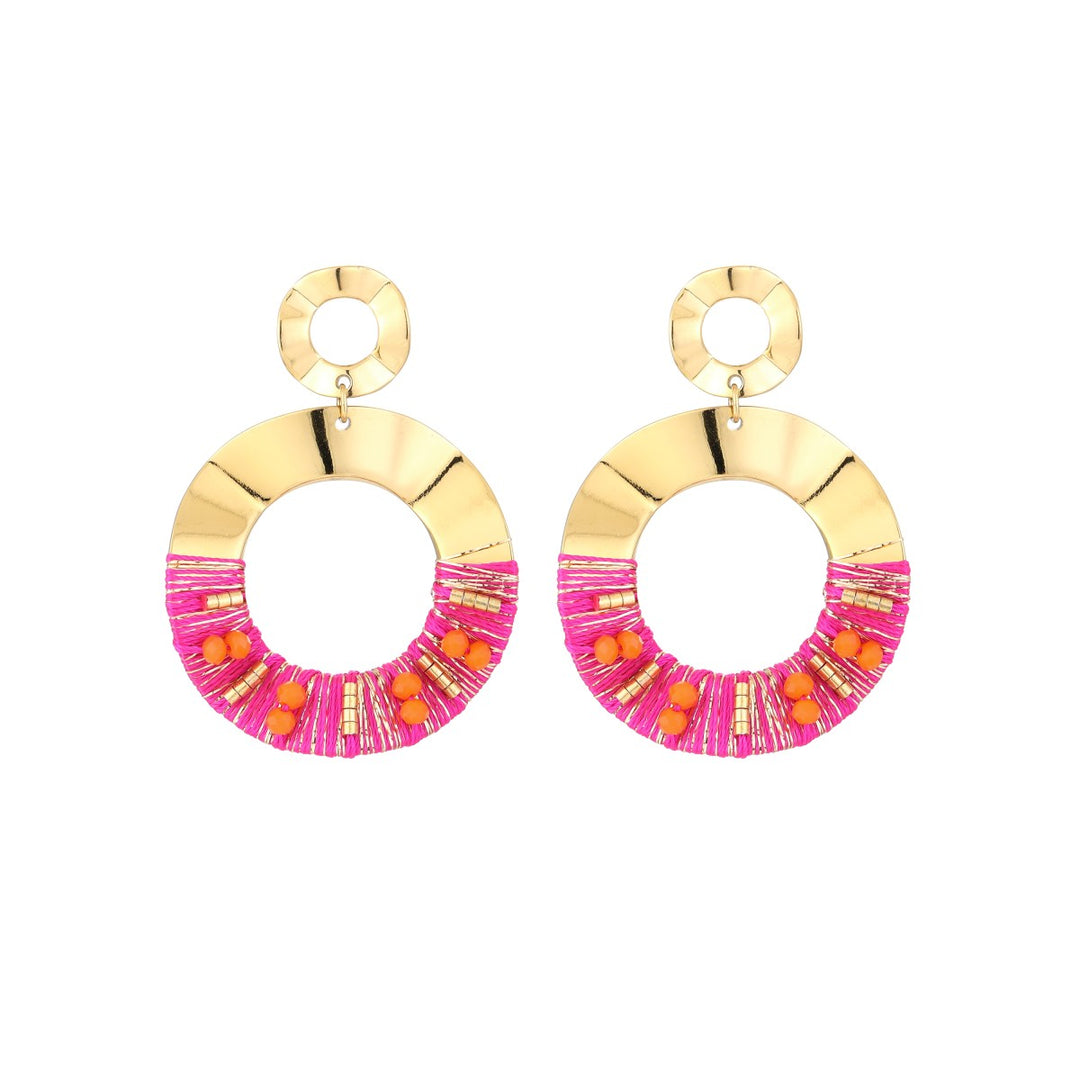 Oorbellen Summer Festival Fuschia