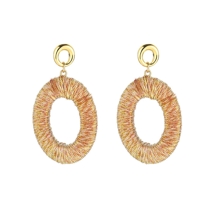 Oorbellen Summer Roundies Lichtroze
