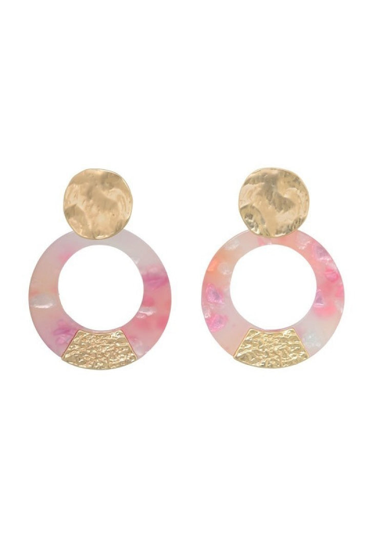 Oorbellen Summer Statement Pink