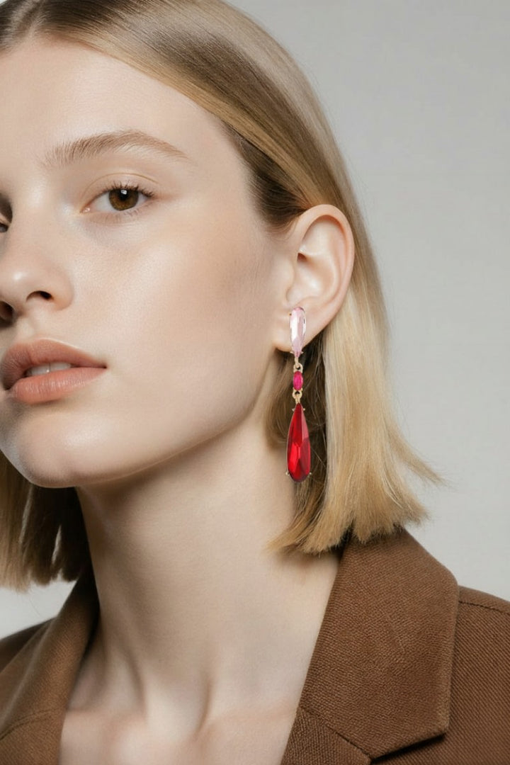 Oorbellen | Teardrop Zirkonia