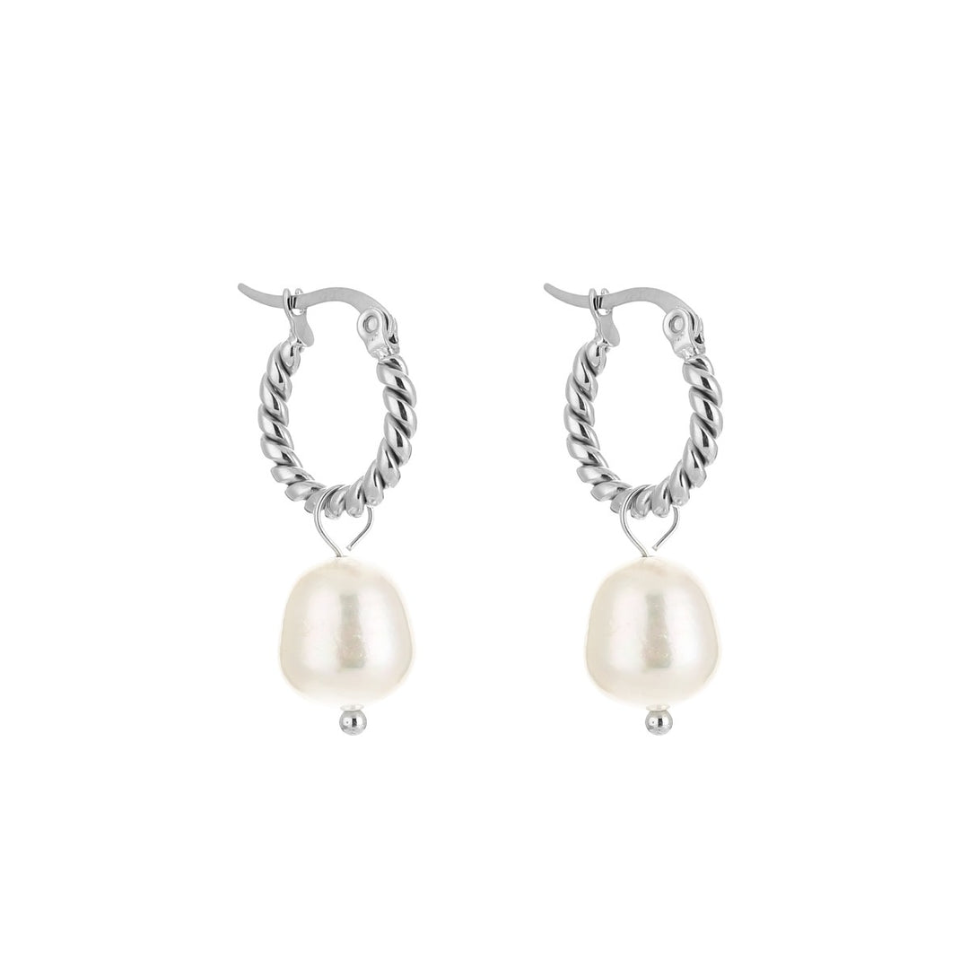 Oorbellen | Twisted Pearl