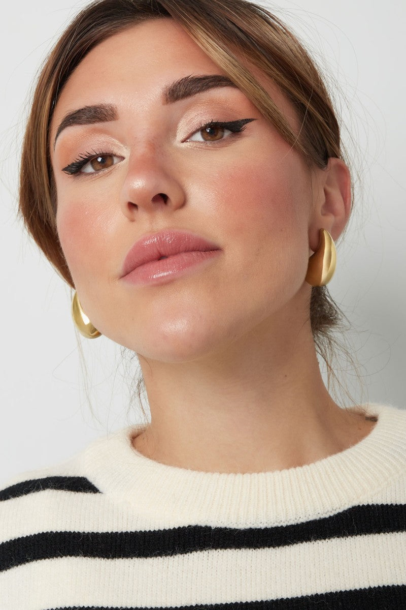 Oorbellen Waterdrop Classy Medium Goud