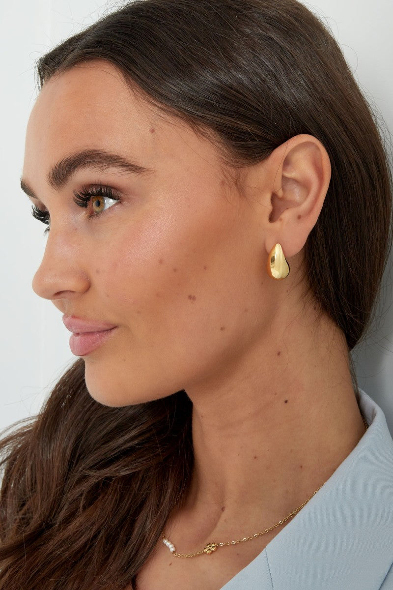 Oorbellen Waterdrop Classy Mini Goud