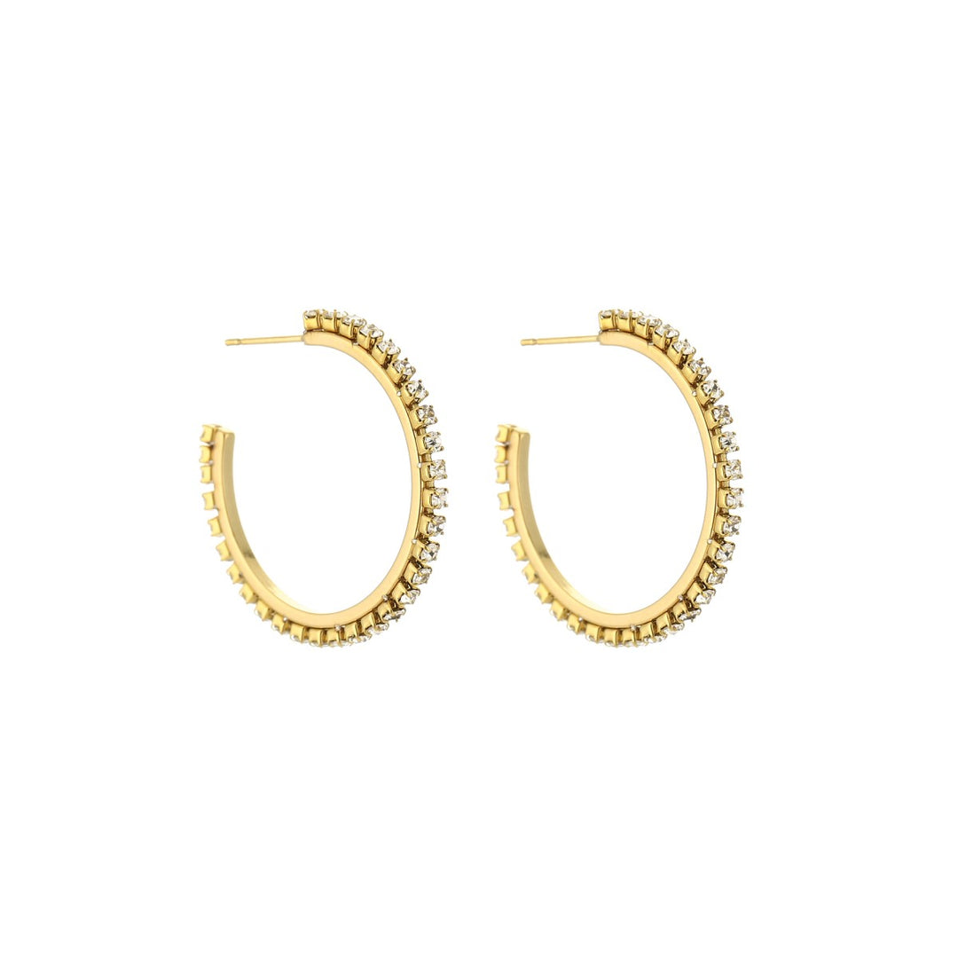 Ooringen Golden Party Strass