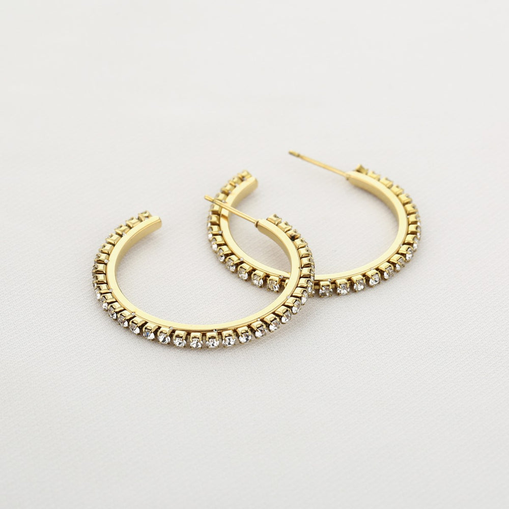 Ooringen Golden Party Strass