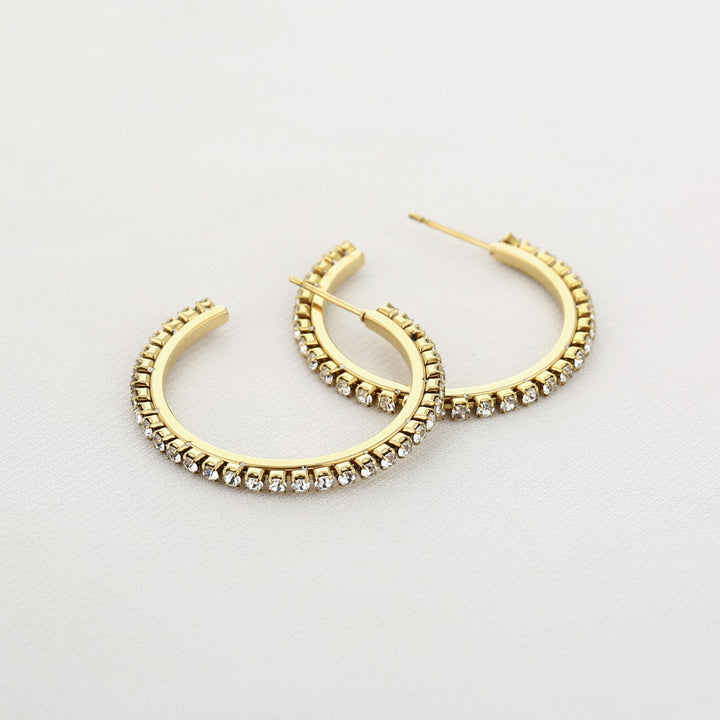 Ooringen Golden Party Strass