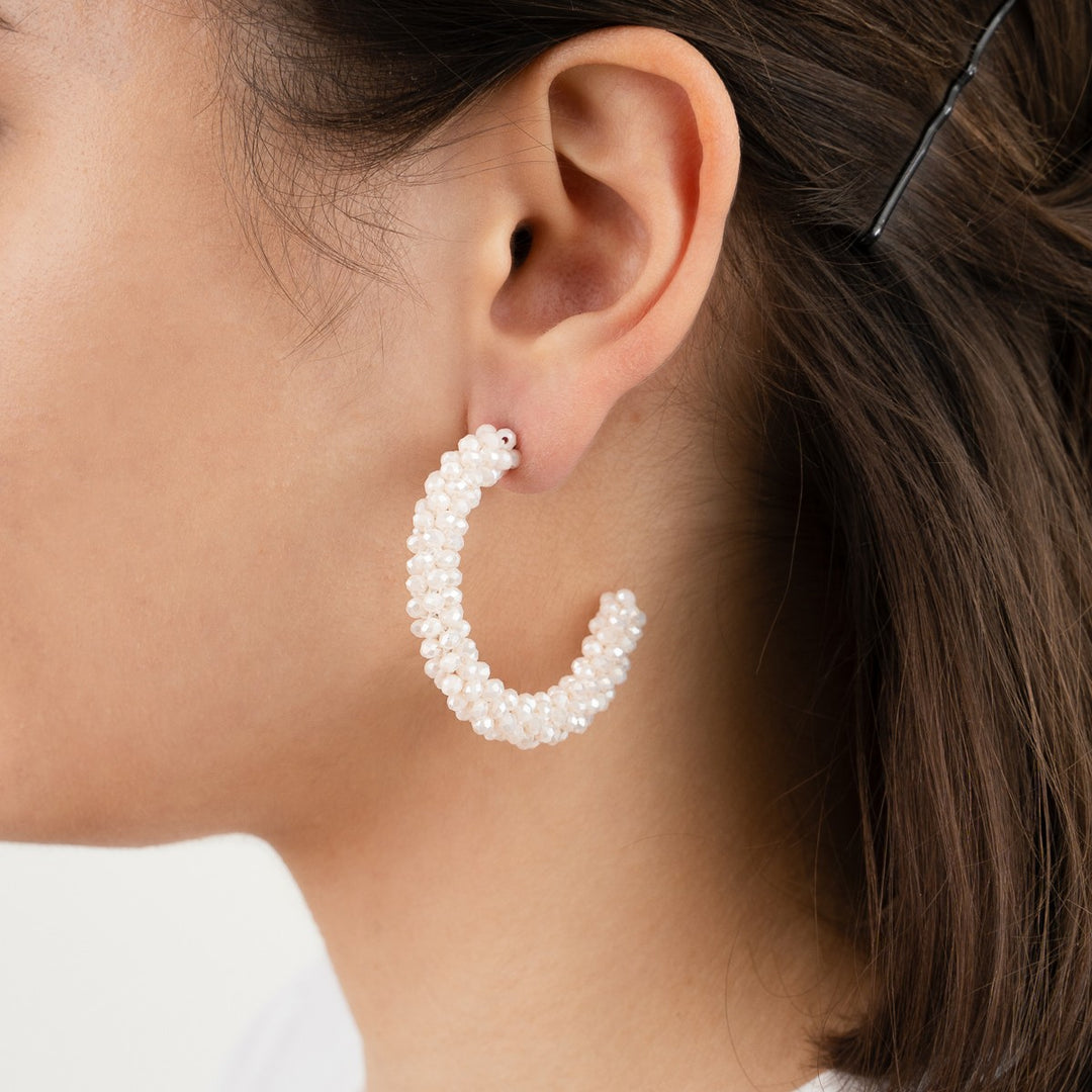 Oorringen | Crystal Beads