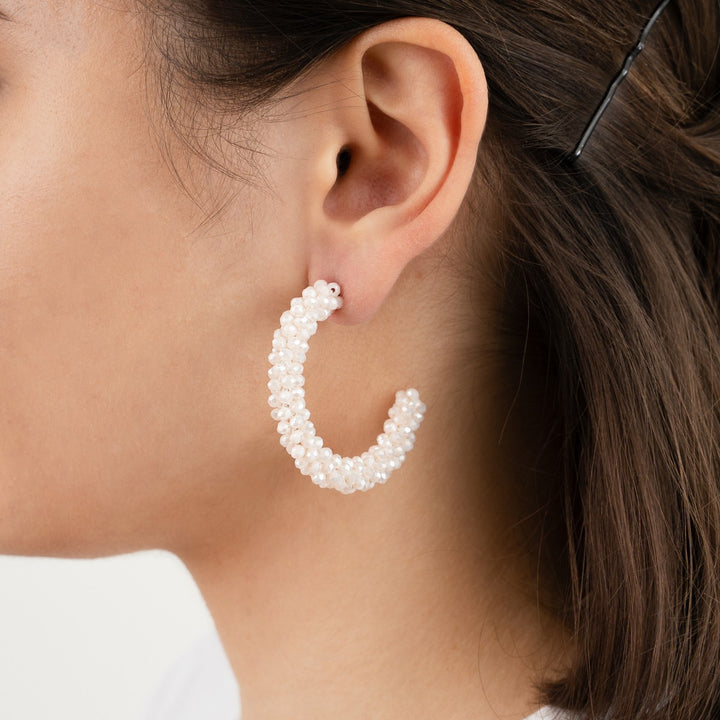 Oorringen | Crystal Beads
