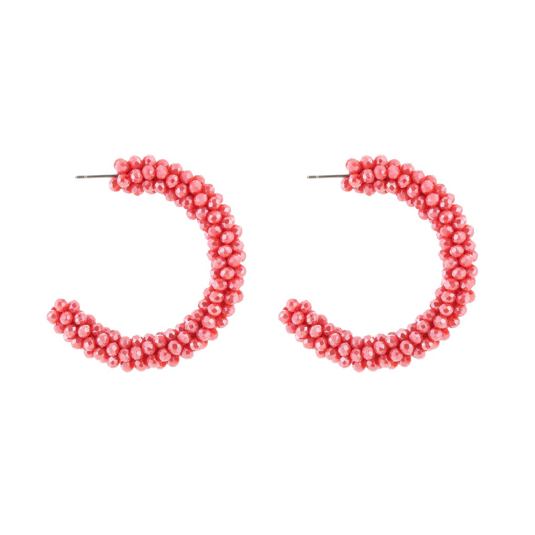 Oorringen | Crystal Beads