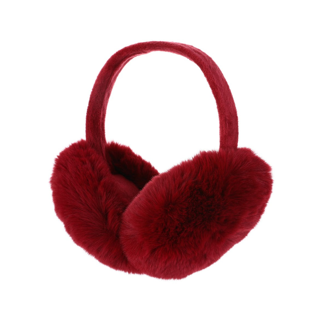 Oorwarmers Faux Fur Play Bordeaux