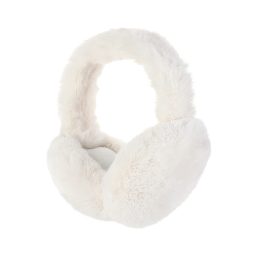 Oorwarmers Faux Fur Wit