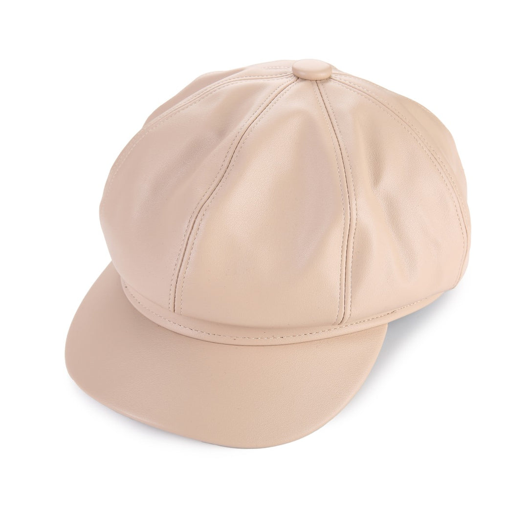 Pet Winter Leather Look Beige