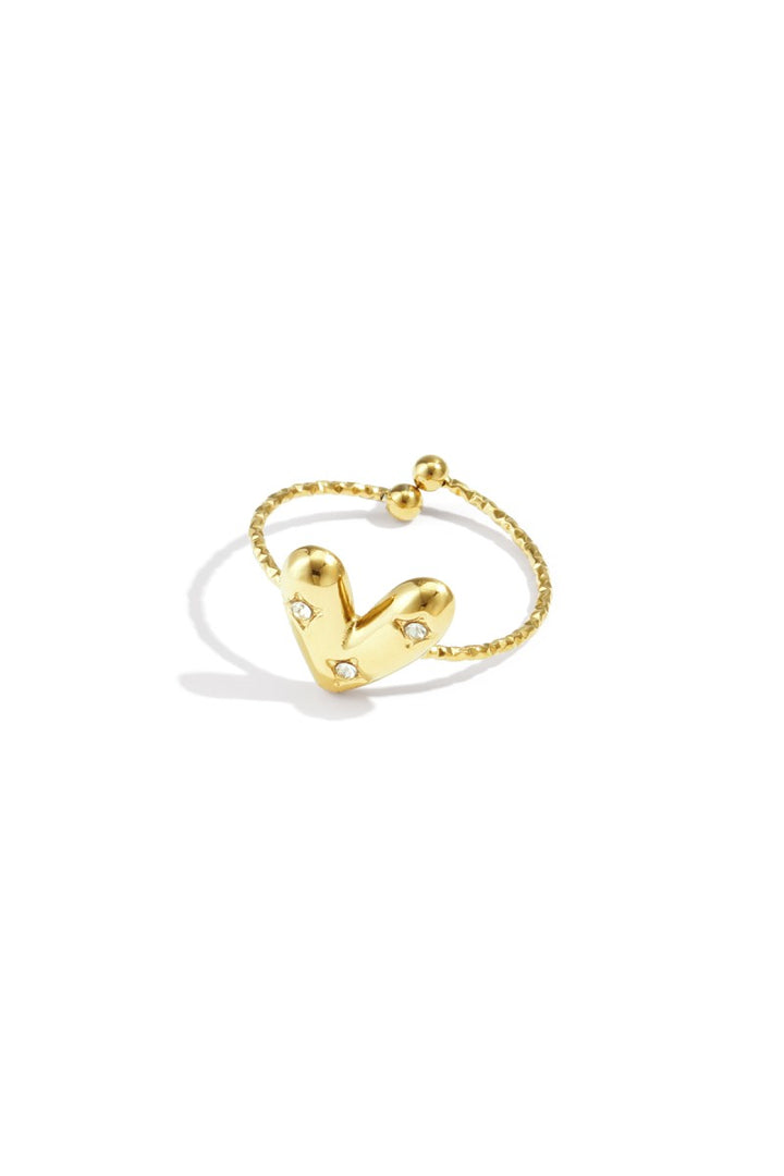 Ring Strass Heart