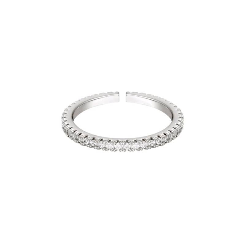 Ring Zirkonia Zilver