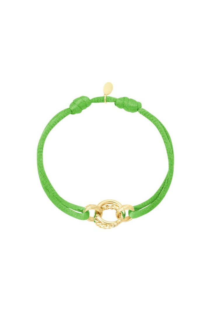 Satijnen Armband | Cirkel