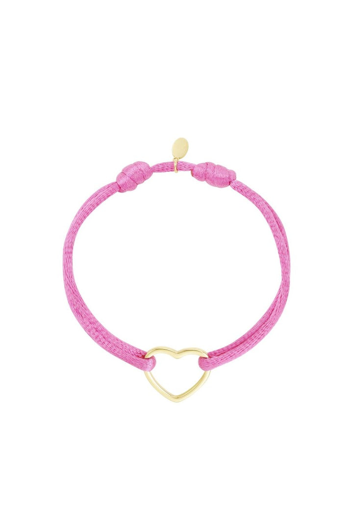 Satijnen Armband | Hart