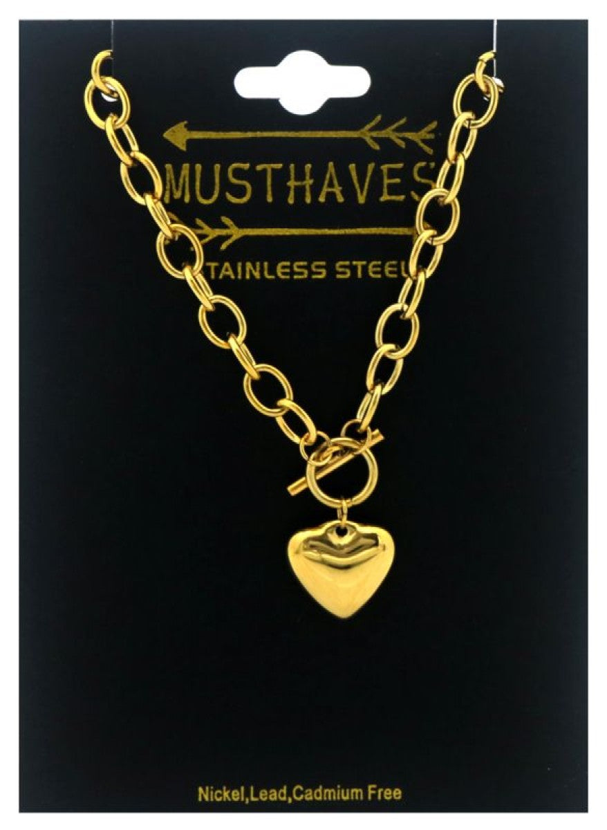 Schakelarmband Hart Goud