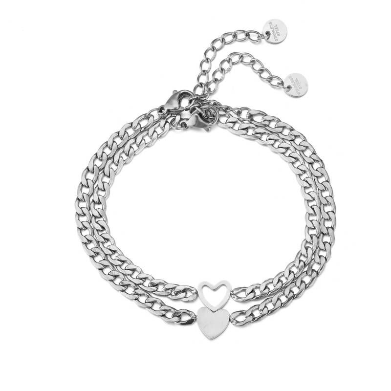 Armband | Schakels | Set | Love