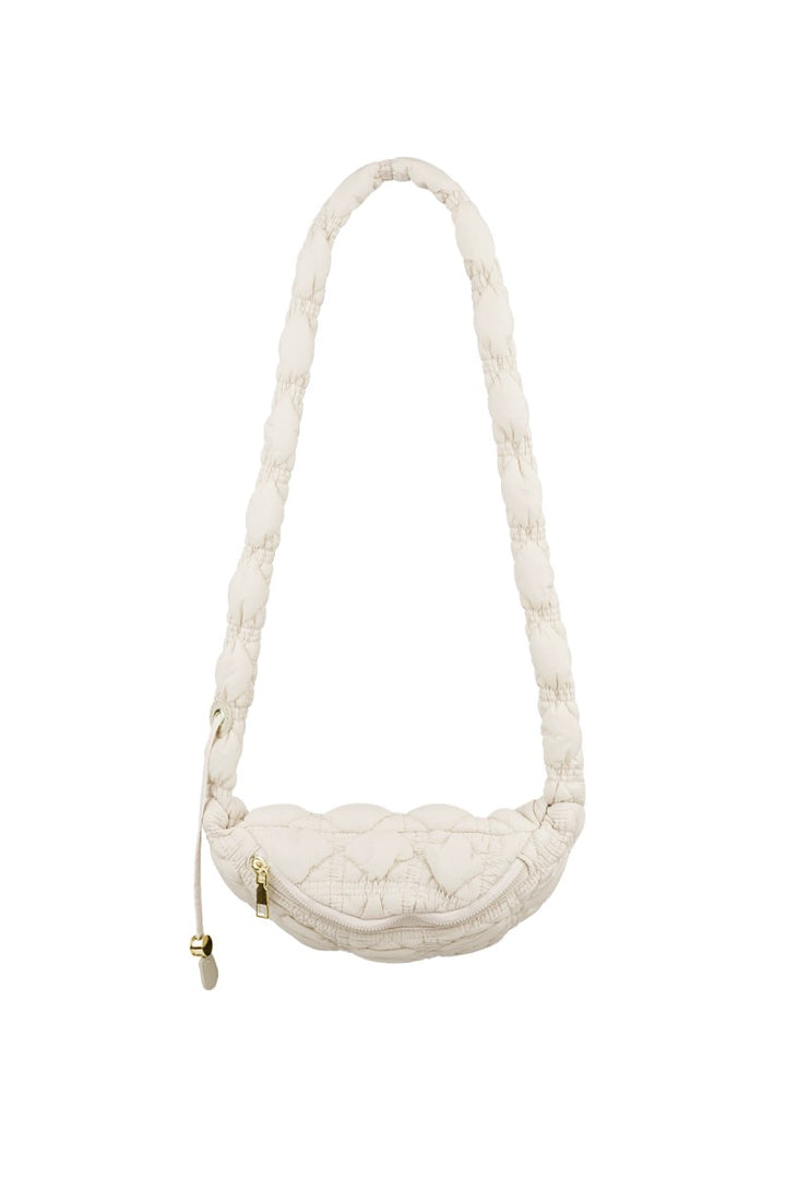 Schoudertas Crossbodytas Cloudy Bomber Small Offwhite