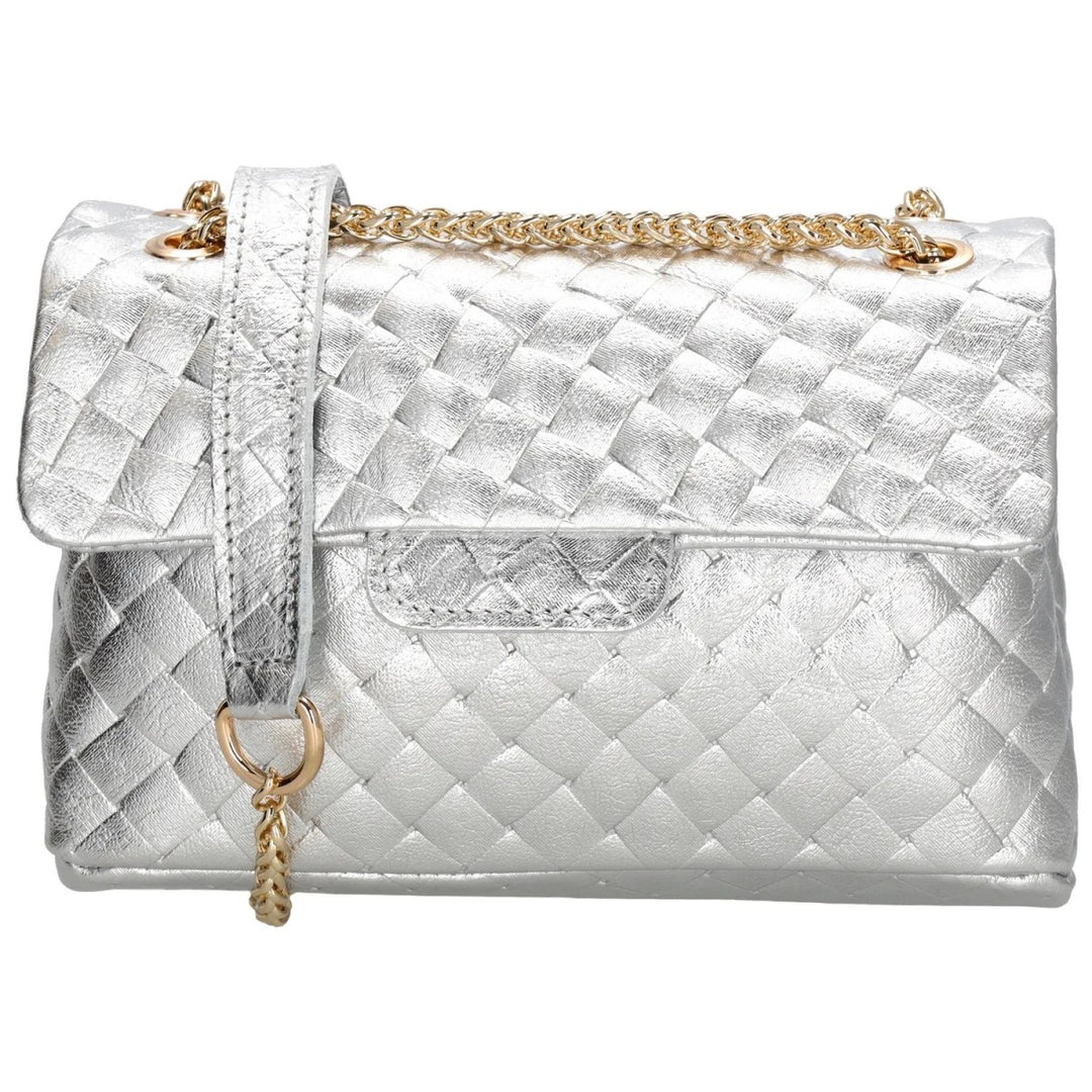 Schoudertas Luxury Anna Padded Zilver