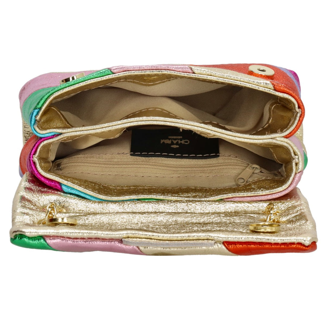 Schoudertas Luxury Elisa Rainbow Multi