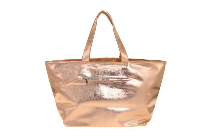 Schoudertas Shopper Seychellen Gold