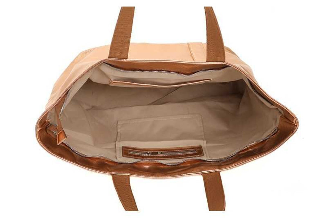 Schoudertas Shopper Seychellen Gold