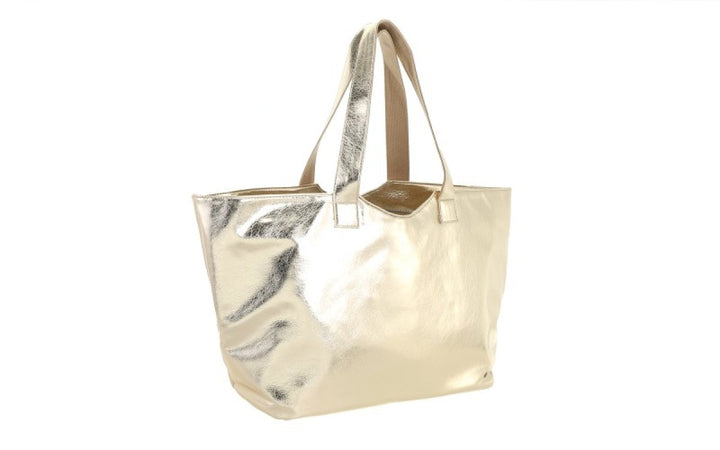Schoudertas Shopper Strandtas Krabi Gold