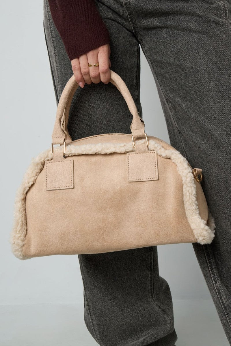 Schoudertas Teddy Moon Beige