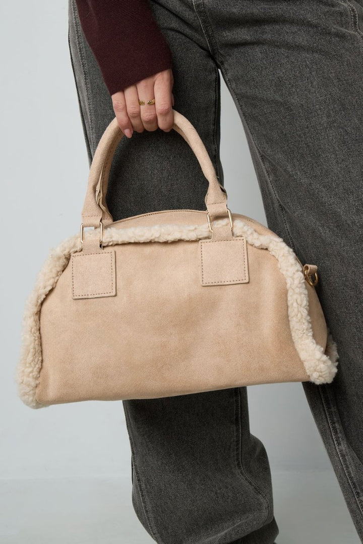 Schoudertas Teddy Moon Beige