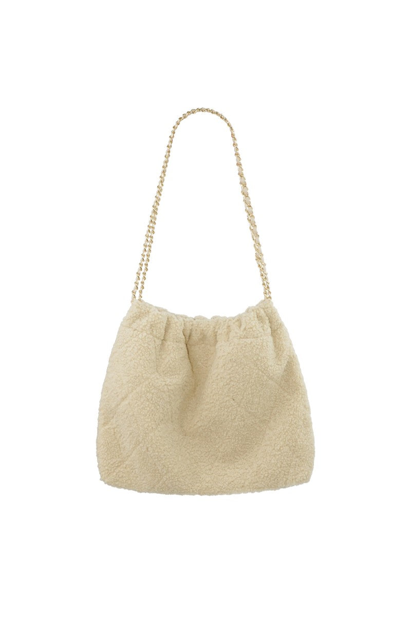 Schoudertas Teddy Soft Beige