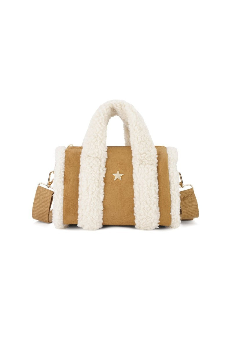 Schoudertas Teddy Star Camel