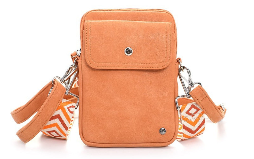 Schoudertasje Telefoontasje Spa Oranje