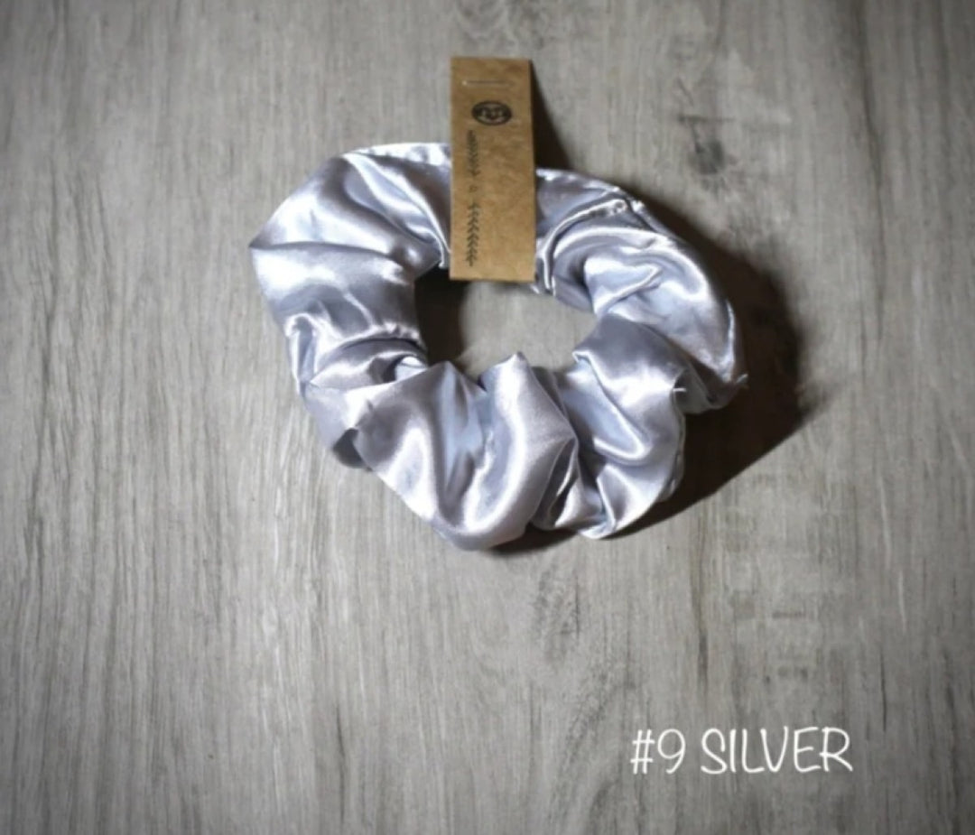 Scrunchie Met Led Zilver