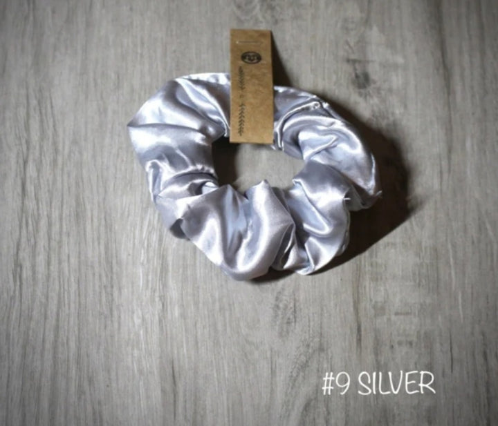 Scrunchie Met Led Zilver