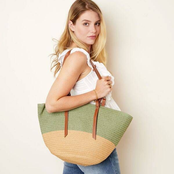 Shopper Strandtas Happy Groen