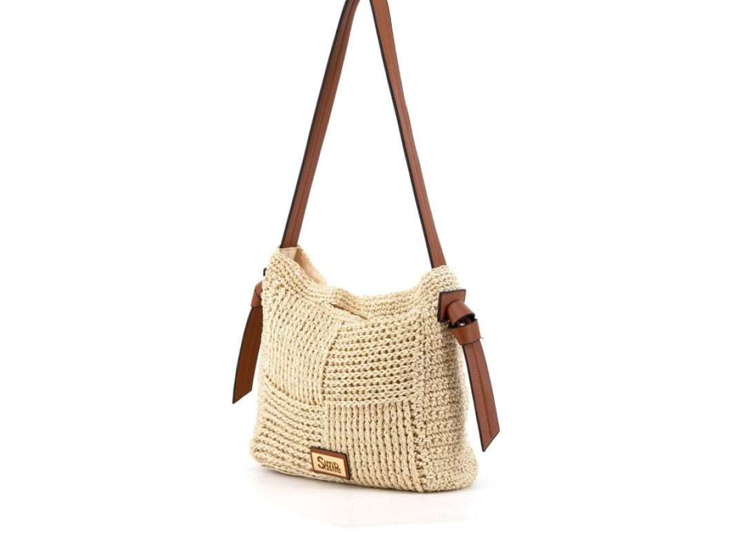 Simosastre Marsella Beige Hobo Bag