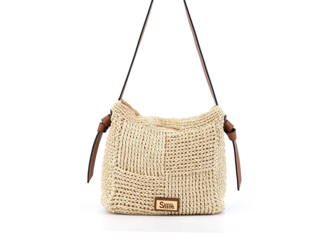 Simosastre Marsella Beige Hobo Bag