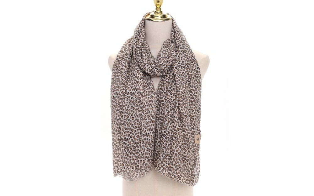 Sjaal Lome Leopard