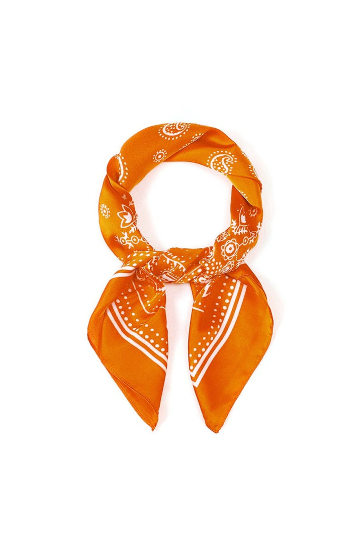 Sjaal Multi - Paisley Oranje